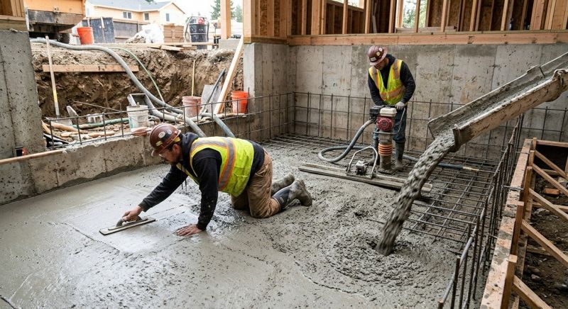 Basement Concrete Installation in Moorestown, NJ