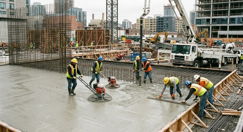 Commercial Slab Construction in Upper Darby, PA