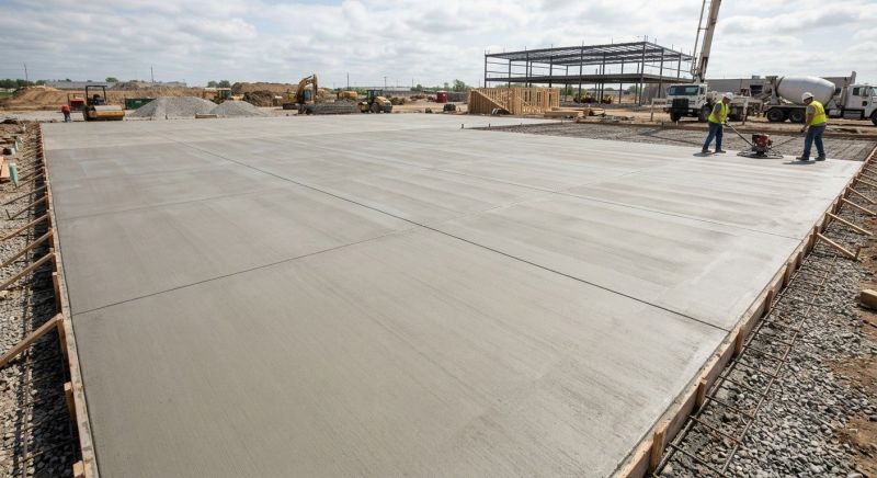 Commercial Slab Installation in Glenside, PA