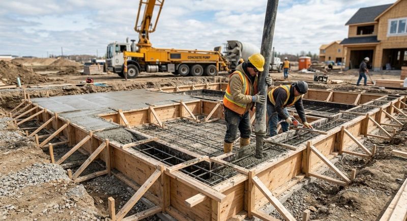 Concrete Foundation Installation in Camden County, NJ