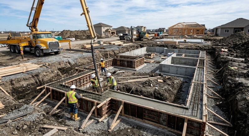 Foundation Construction in Newtown Square, PA