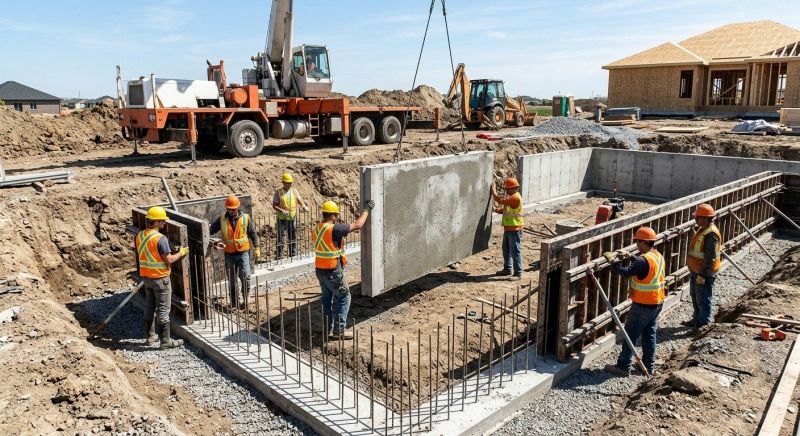 Foundation Wall Pouring in Blue Bell, PA