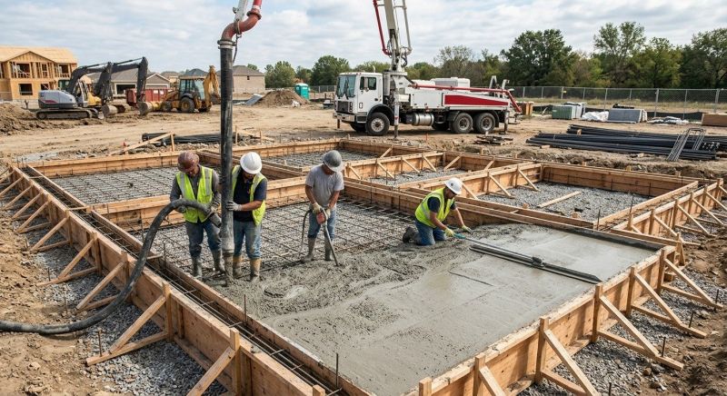 Foundation Wall Pouring in Springfield, PA
