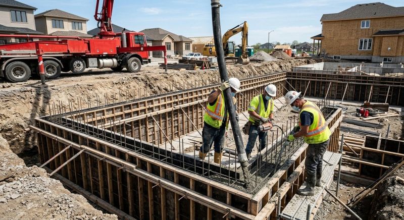 Foundation Wall Pouring in Willow Grove, PA